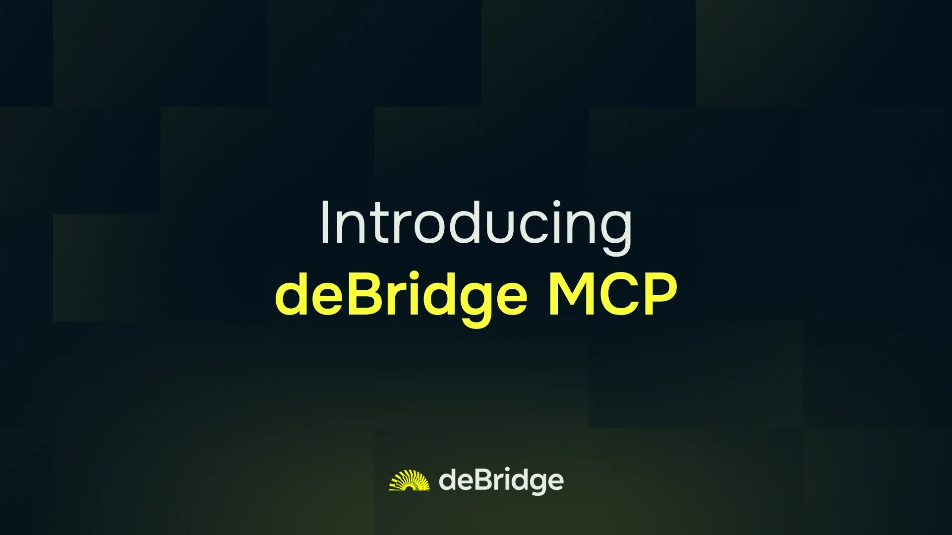 Introducing deBridge MCP