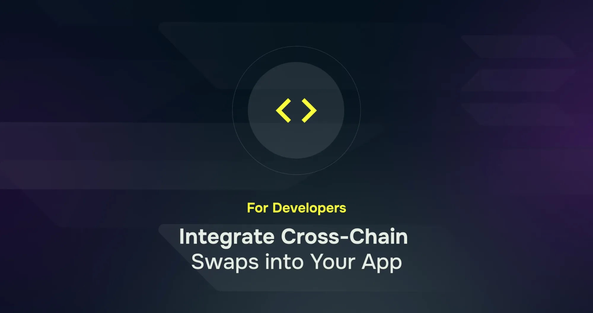 Integrate Cross-Chain Swaps into App