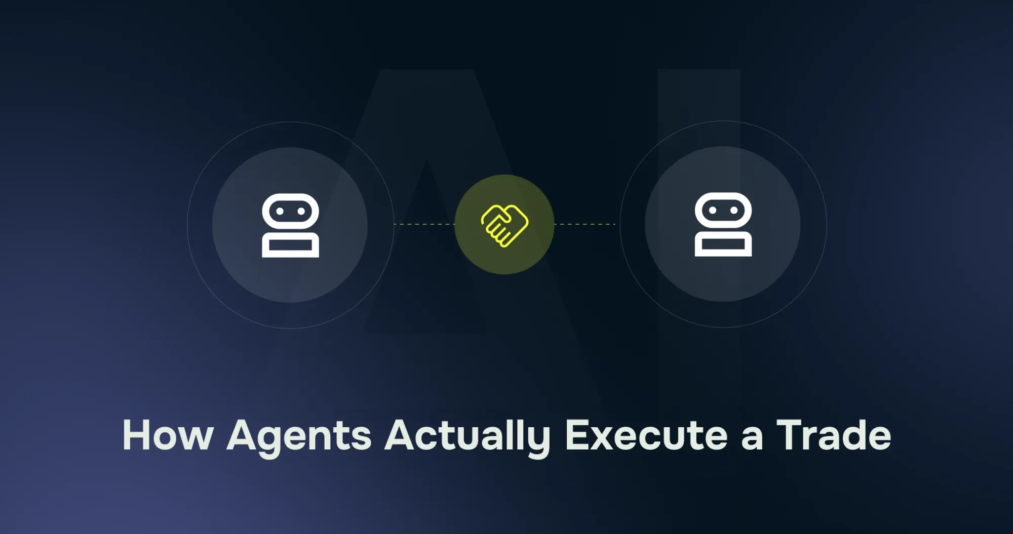 How agents trade onchain
