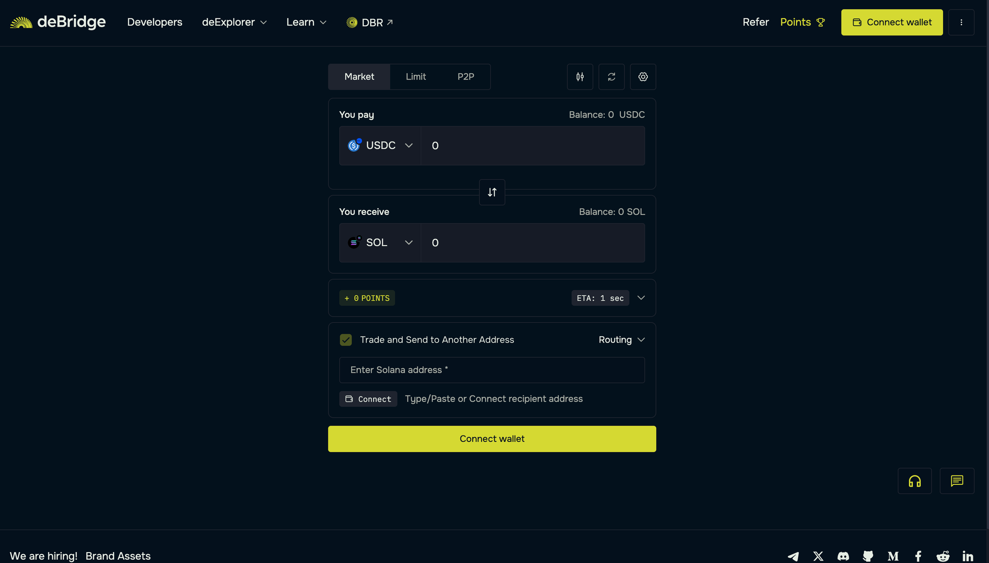 deBridge UI