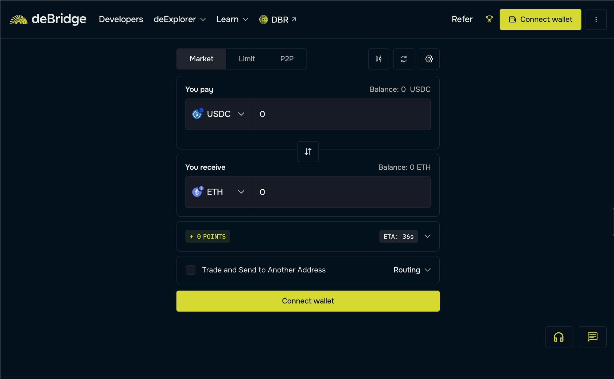 deBridge UI