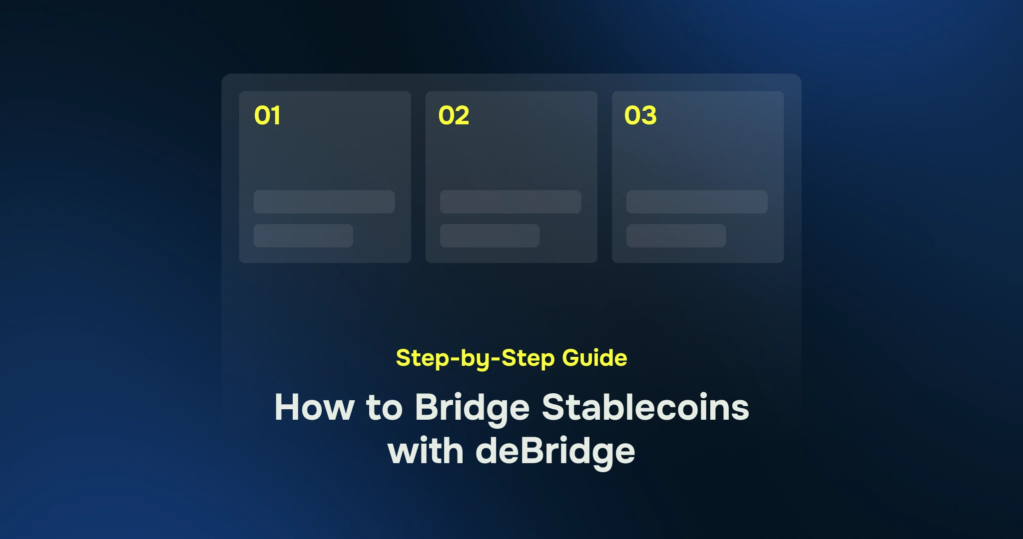 guide on bridging stablecoins