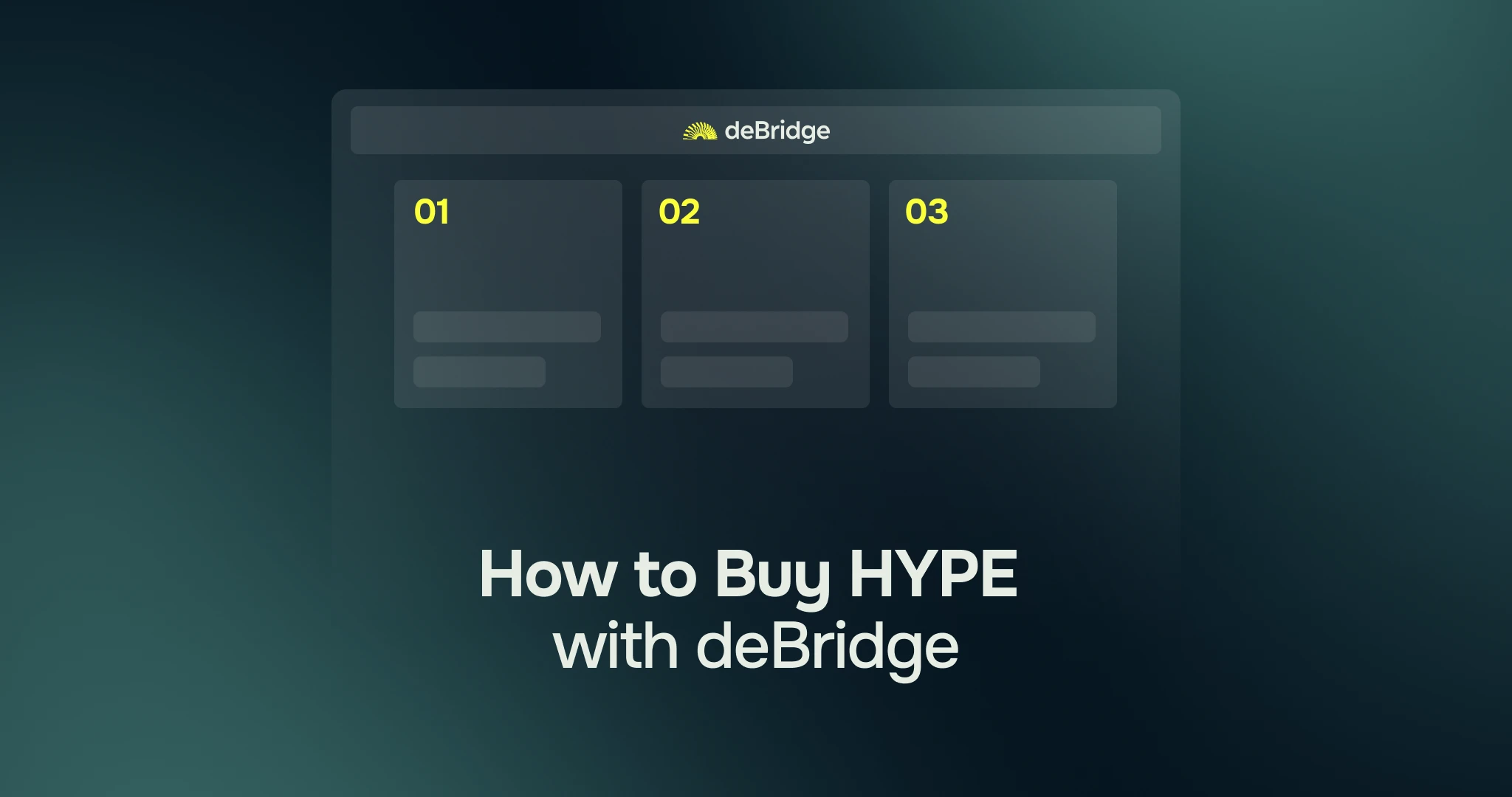 Buy HYPE on deBridge
