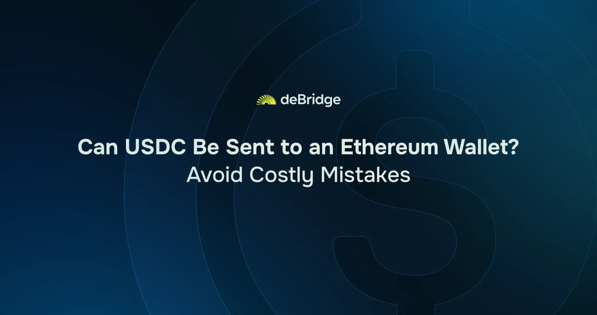 Can USDC Be Sent to an Ethereum Wallet?