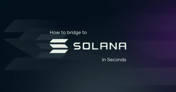 Bridge to Solana using deBridge