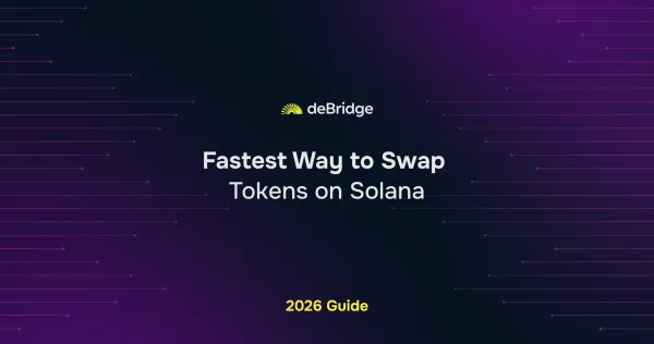 Swap Tokens on Solana via deBridge