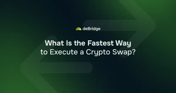 Fastest way to execute a crypto swap